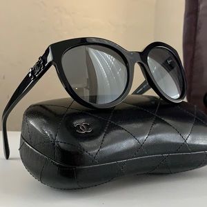 Authentic Chanel boy brick Sunglasses
